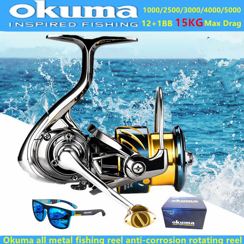 Abu Garcia Reel Max - Okuma All Metal Fishing Reel 12+1BB15KG