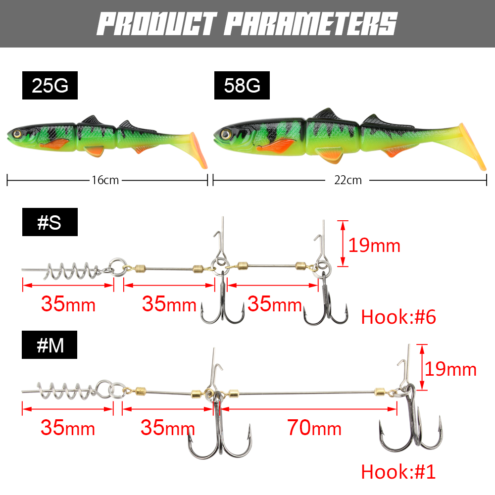 Spinpoler Pike Stinger Rig Hoo - Fishing Hook Size recension och pris