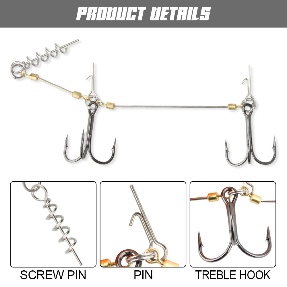 Spinpoler Pike Stinger Rig Hoo - Fishing Hook Size recension och pris