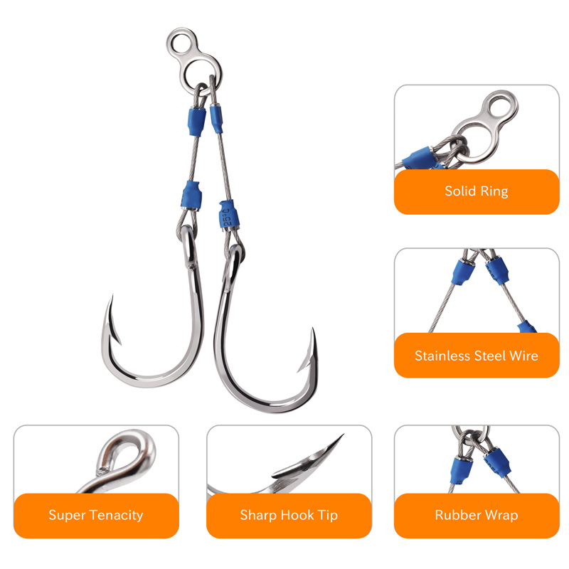 ZYZHE Steel Wire Jig Assist Ho - Fishing Hook Assortment recension och pris