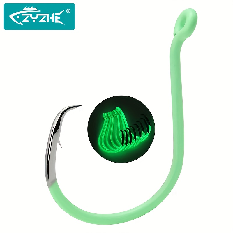 ZYZHE 10pcs/Box Luminous Circl - Fishing Hook Circle recension och pris