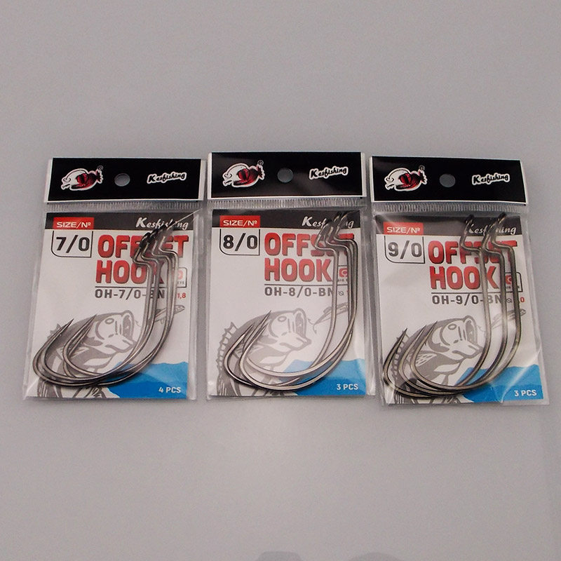 ESFISHING Offset Hook Carbon S - Fishing Hook Size recension och pris