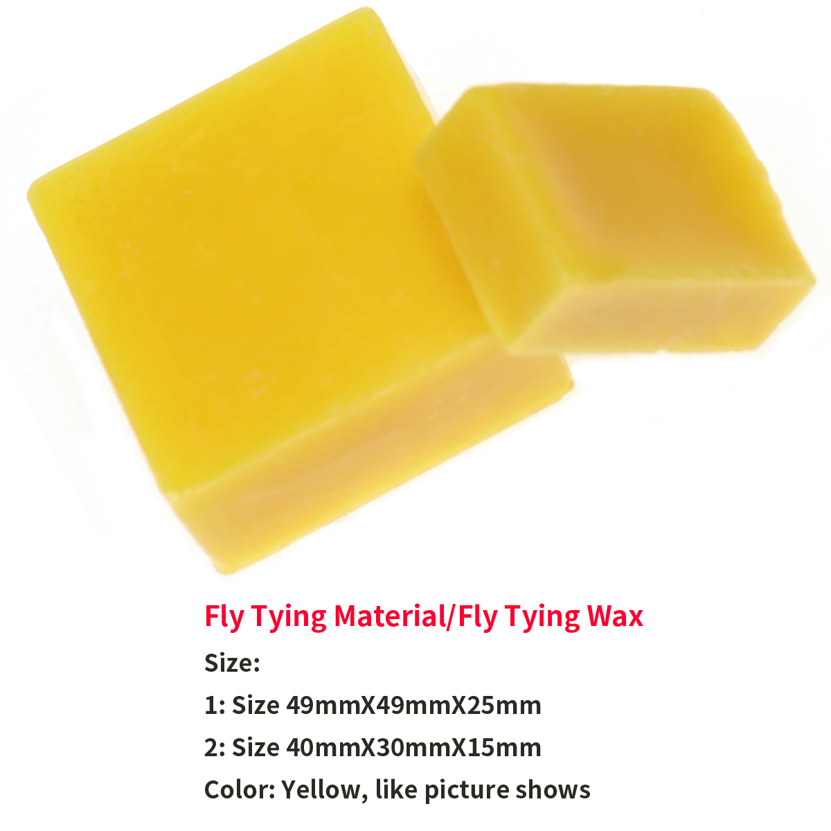 Fly Tying Dubbing Wax Block Ny - Fishing Hook Size recension och pris