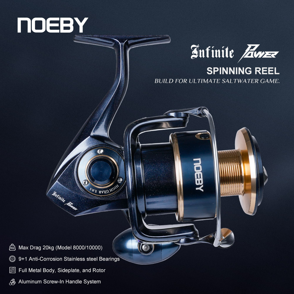 Noeby Infinite Power Spinning  - Daiwa Reel Bg recension och pris