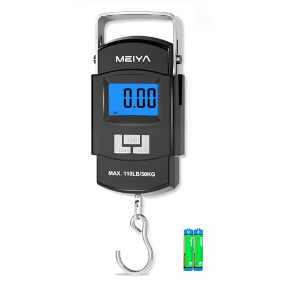 Fish Scale 110lb/50kg Digital  - Fishing Hook Stainless Steel recension och pris