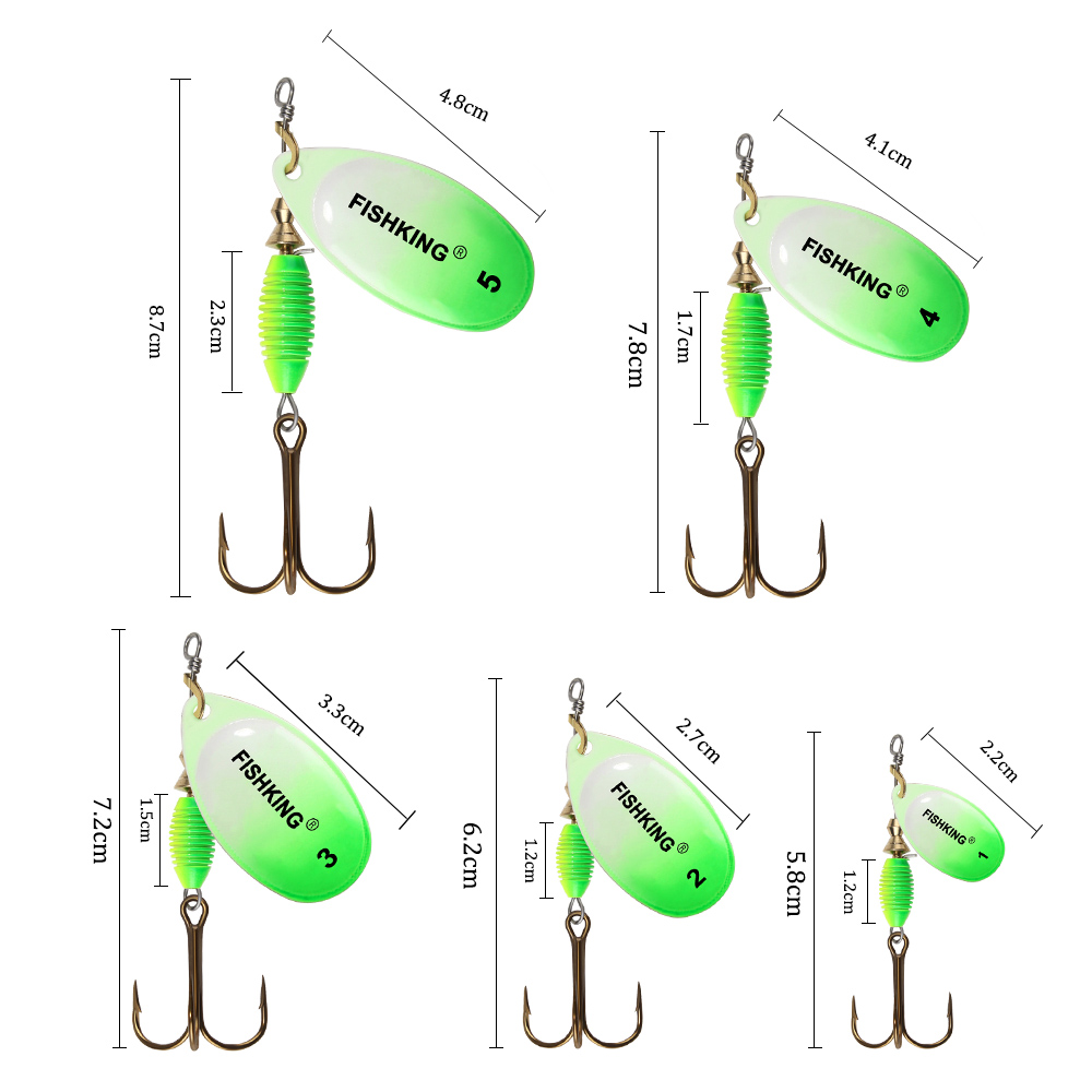 Metal Fishing Lure 4g 4.8g 7g  - Fishing Hook Treble recension och pris