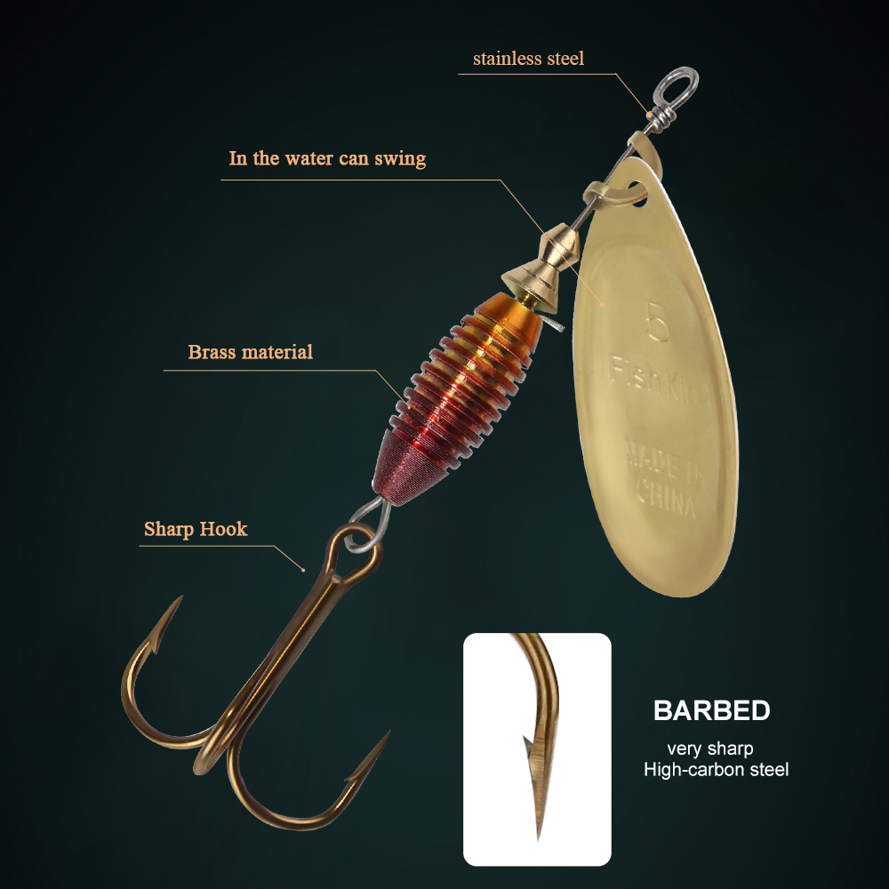 Metal Fishing Lure 4g 4.8g 7g  - Fishing Hook Treble recension och pris