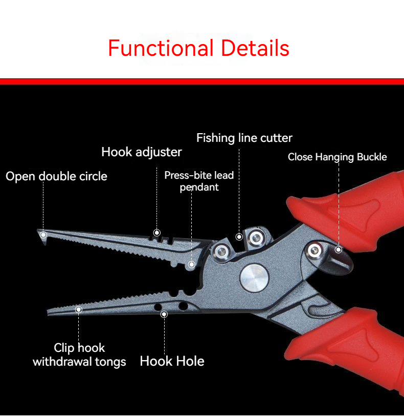 High-Precision Luya Pliers Mul - Fishing Hook Stainless Steel recension och pris