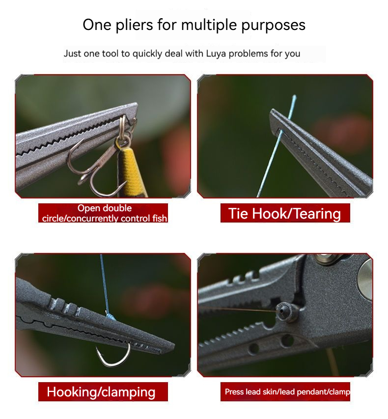 High-Precision Luya Pliers Mul - Fishing Hook Stainless Steel recension och pris
