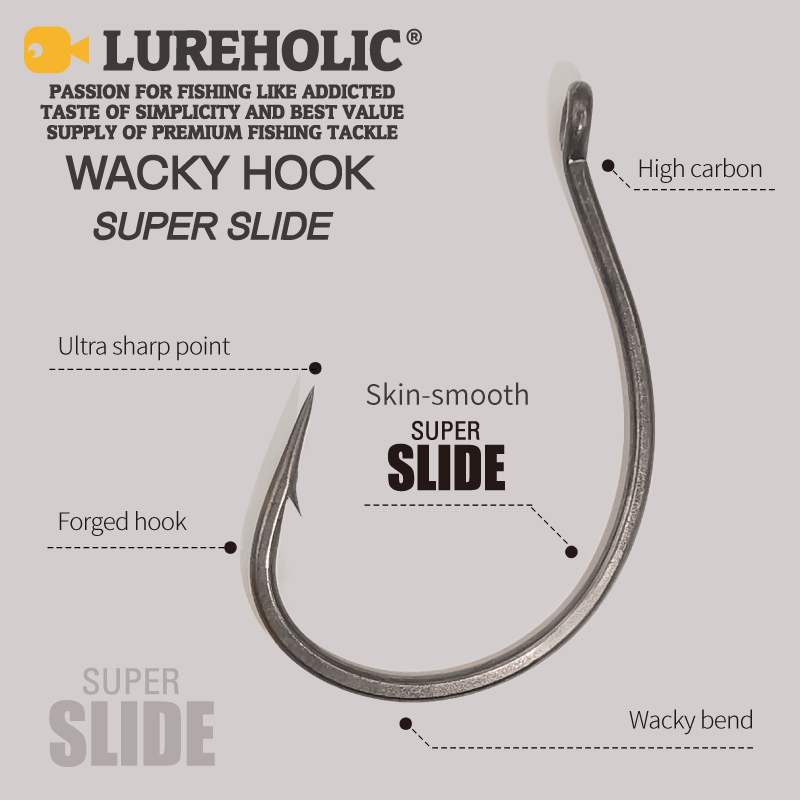 LUREHOLIC PTFE Super Slide Wac - Fishing Hook Assortment recension och pris
