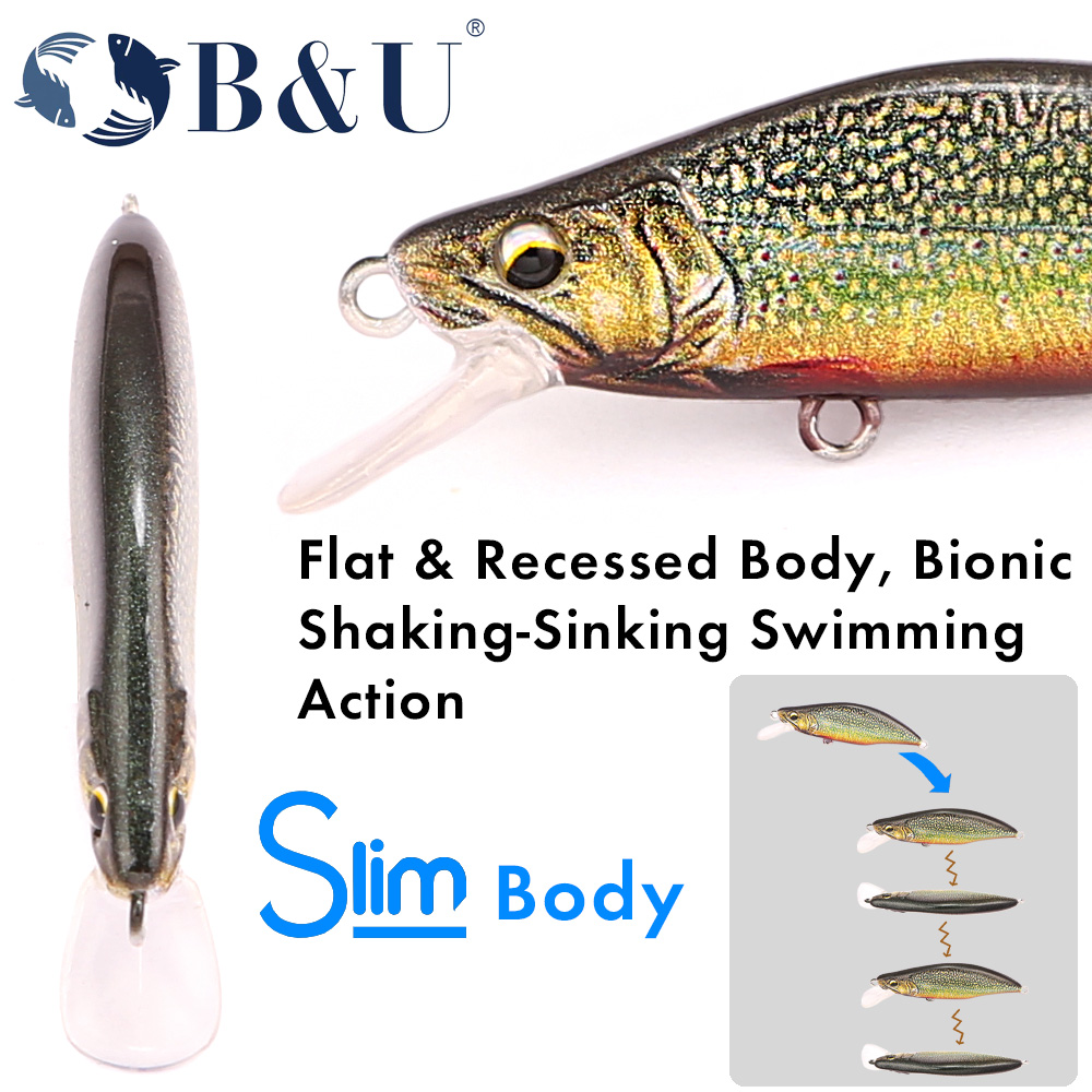 B&U Trout Pattern Hard Bait Si - Fishing Hook Assortment recension och pris