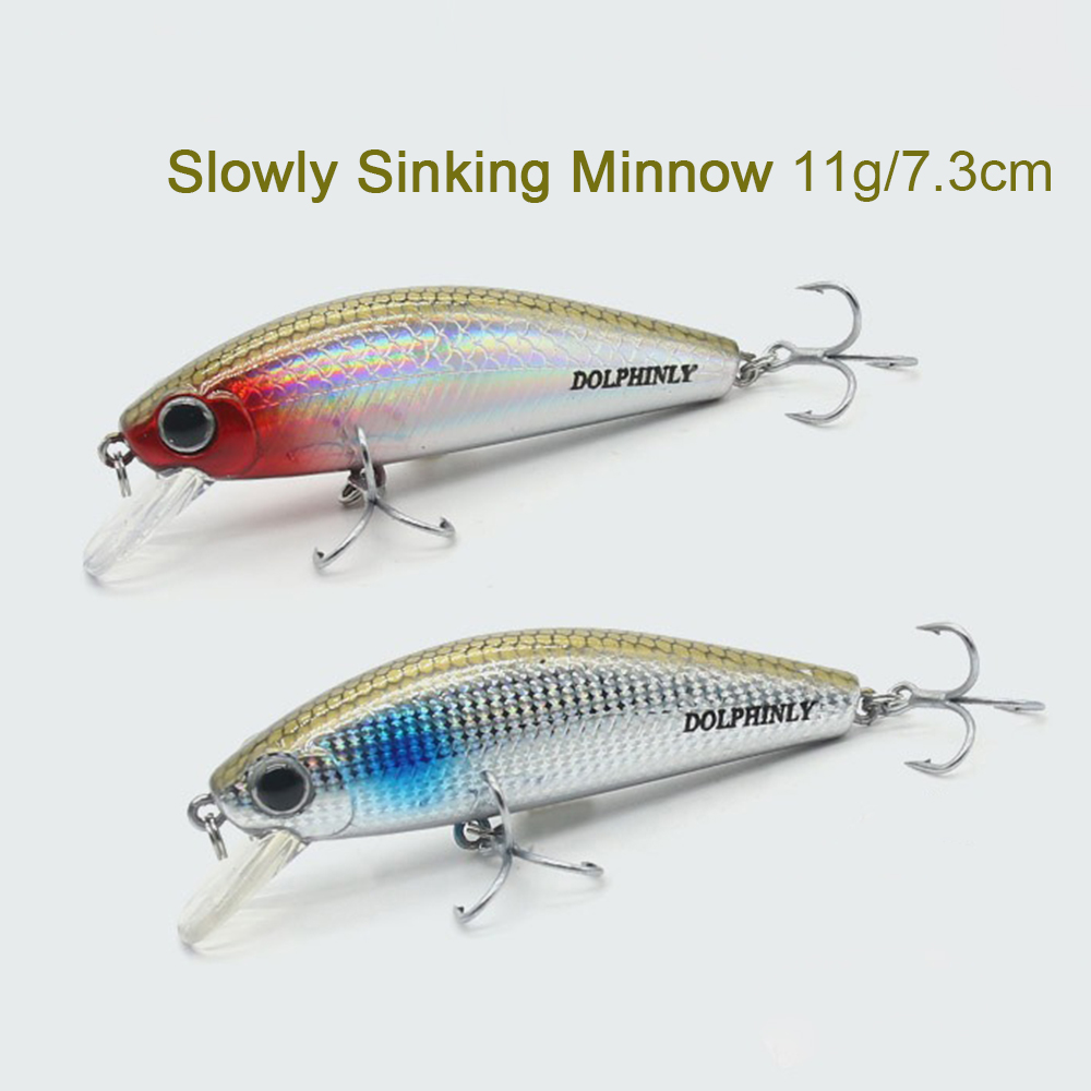Sinking Minnow Fishing Lures 1 - Fishing Hook Treble recension och pris