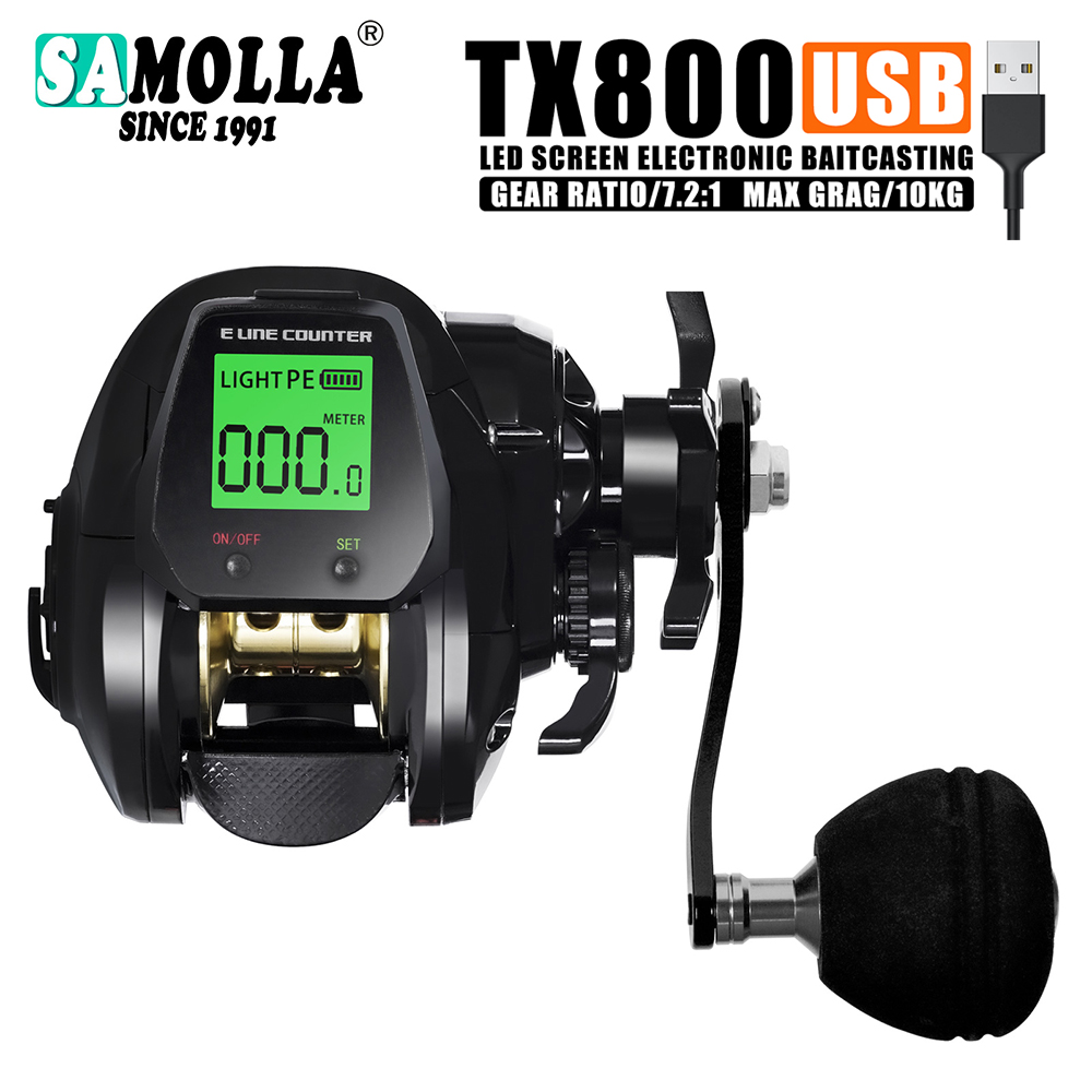 SAMOLLA Baitcasting Fishing Re - Shimano Reel Stradic recension och pris
