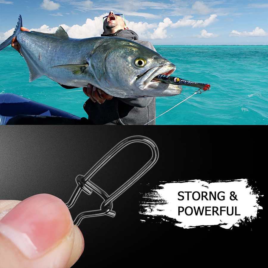 50Pcs Crankbait Snaps Stainles - Fishing Hook Stainless Steel recension och pris