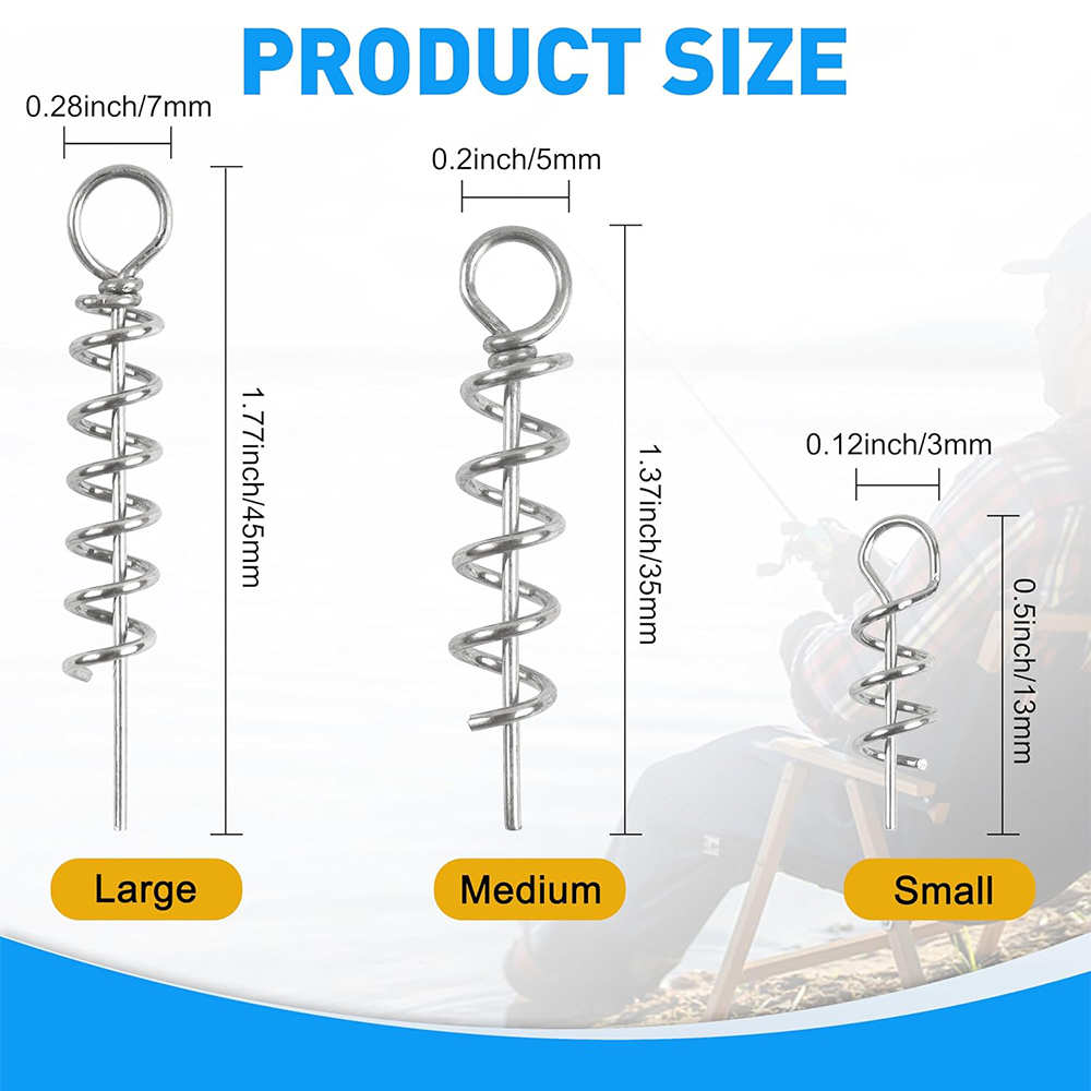 50Pcs Spring Twist Lock Fishin - Fishing Hook Stainless Steel recension och pris