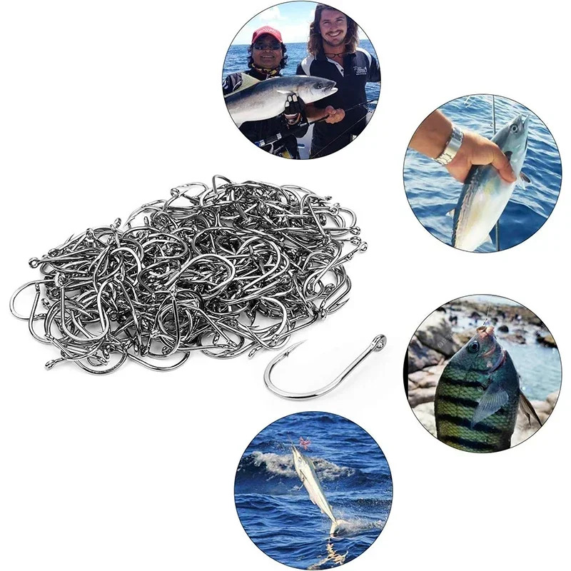 50-1600Pcs/BoxFishing Hooks Ca - Fishing Hook Circle recension och pris