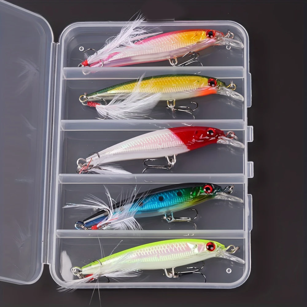 5pcs/box Laser 3D Eyes Bionic  - Fishing Hook Box recension och pris