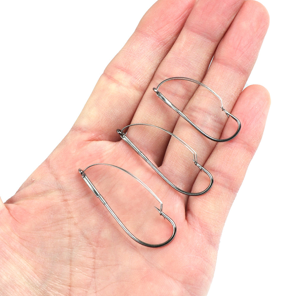 10Pcs/box Fishing Wacky Weedle - Fishing Hook Weedless recension och pris
