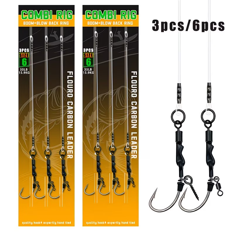 3/6pcs Premium Carp Fishing Ho - Fishing Hook Assortment recension och pris