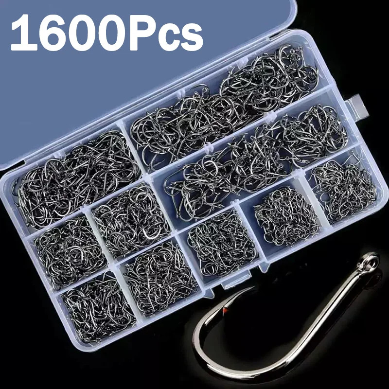 Sharp Carbon Steel Fishing Hoo - Fishing Hook Circle recension och pris