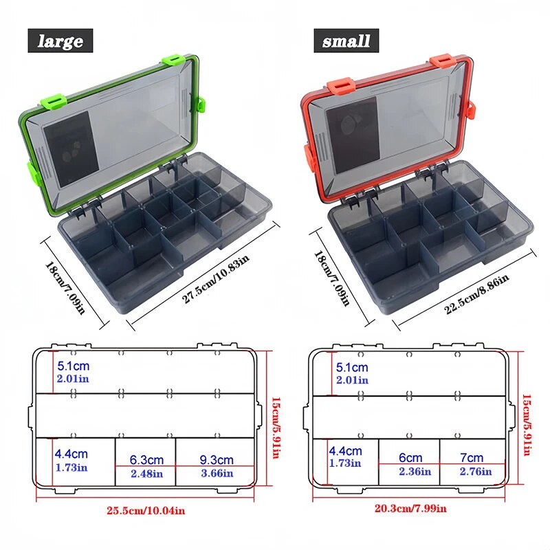 Fishing Tackle Box Large Capac - Fishing Hook Size recension och pris