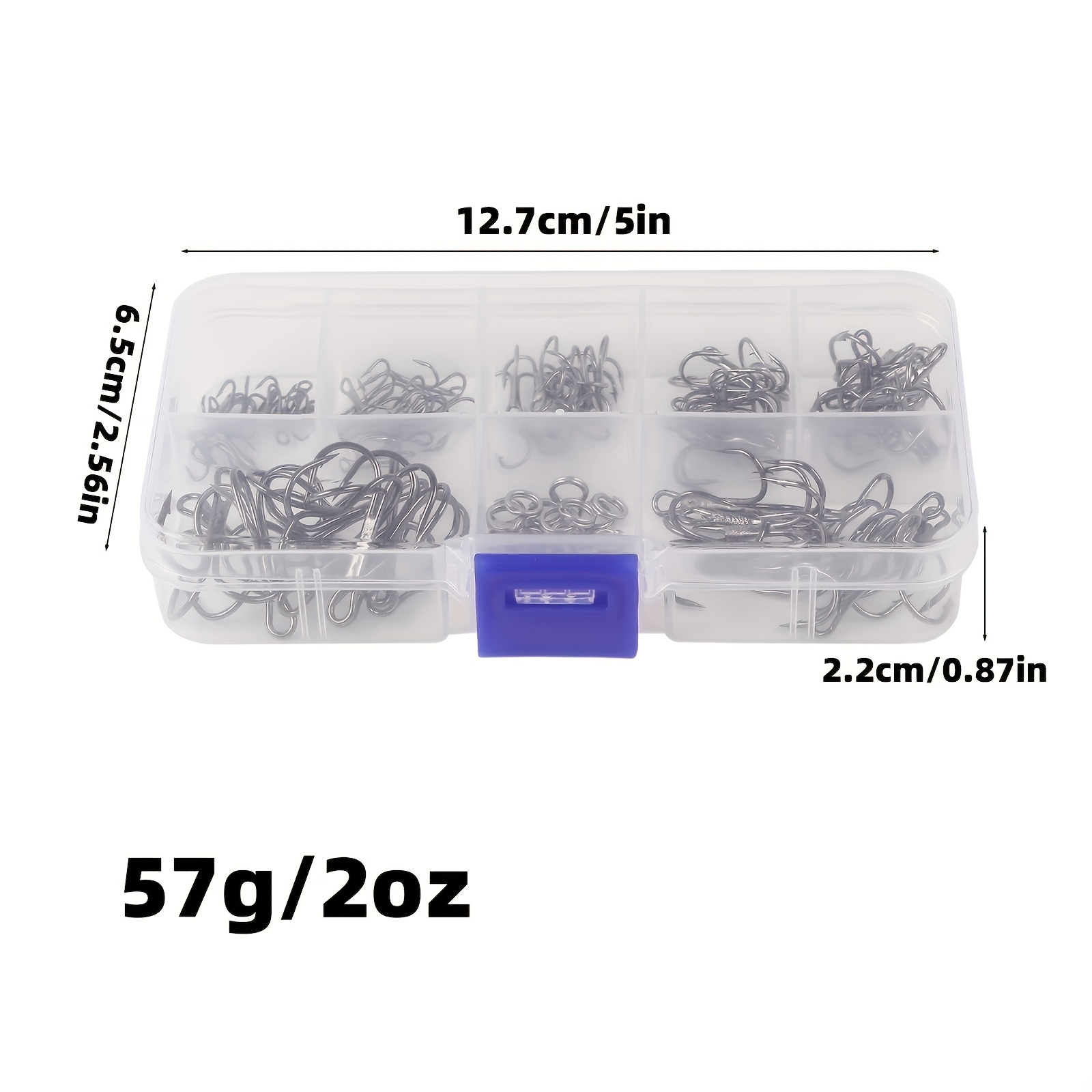 90pcs/set The lure triple-hook - Fishing Hook Assortment recension och pris