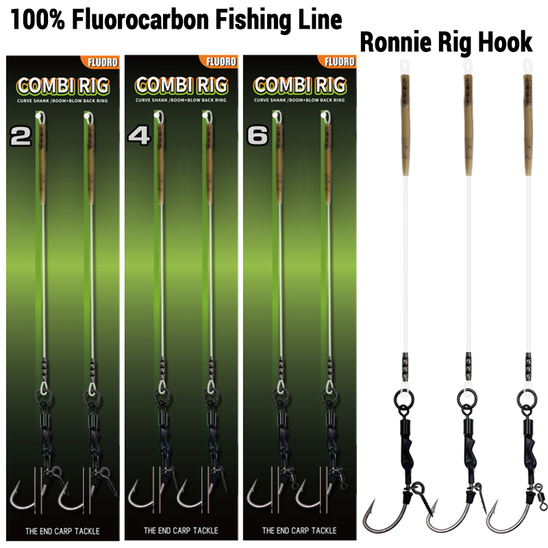 6PCS/10PCS Ronnie rig 3 Styles - Fishing Hook Assortment recension och pris