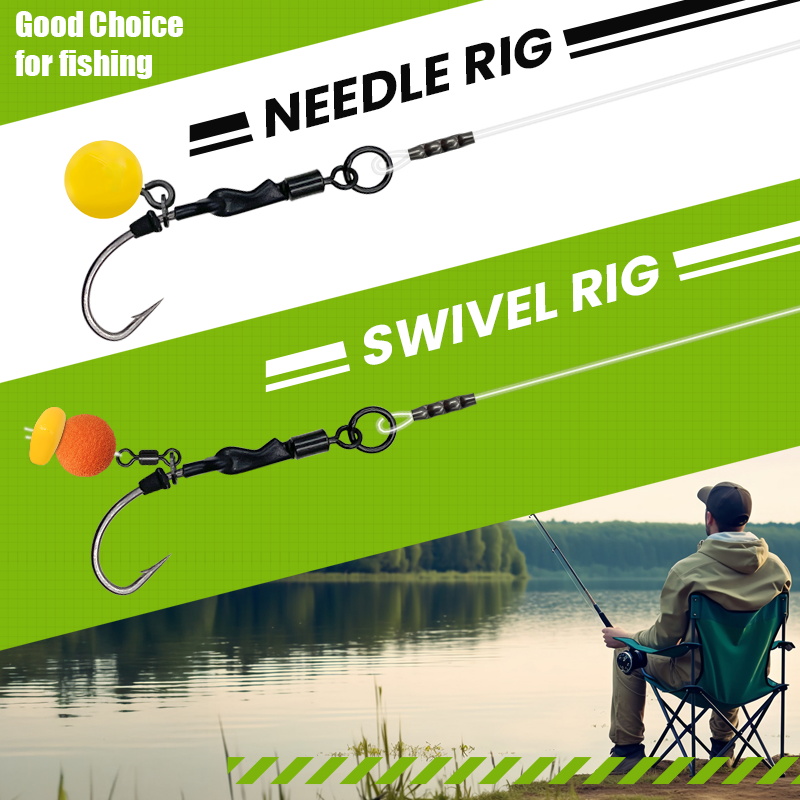 6PCS/10PCS Ronnie rig 3 Styles - Fishing Hook Assortment recension och pris